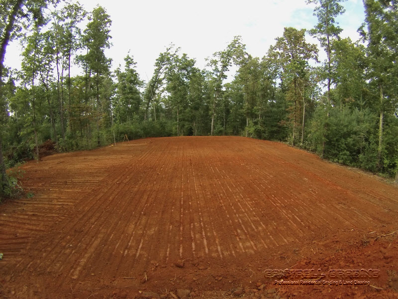 Graded home site in Coarsegold demonstrating rural residential development potential