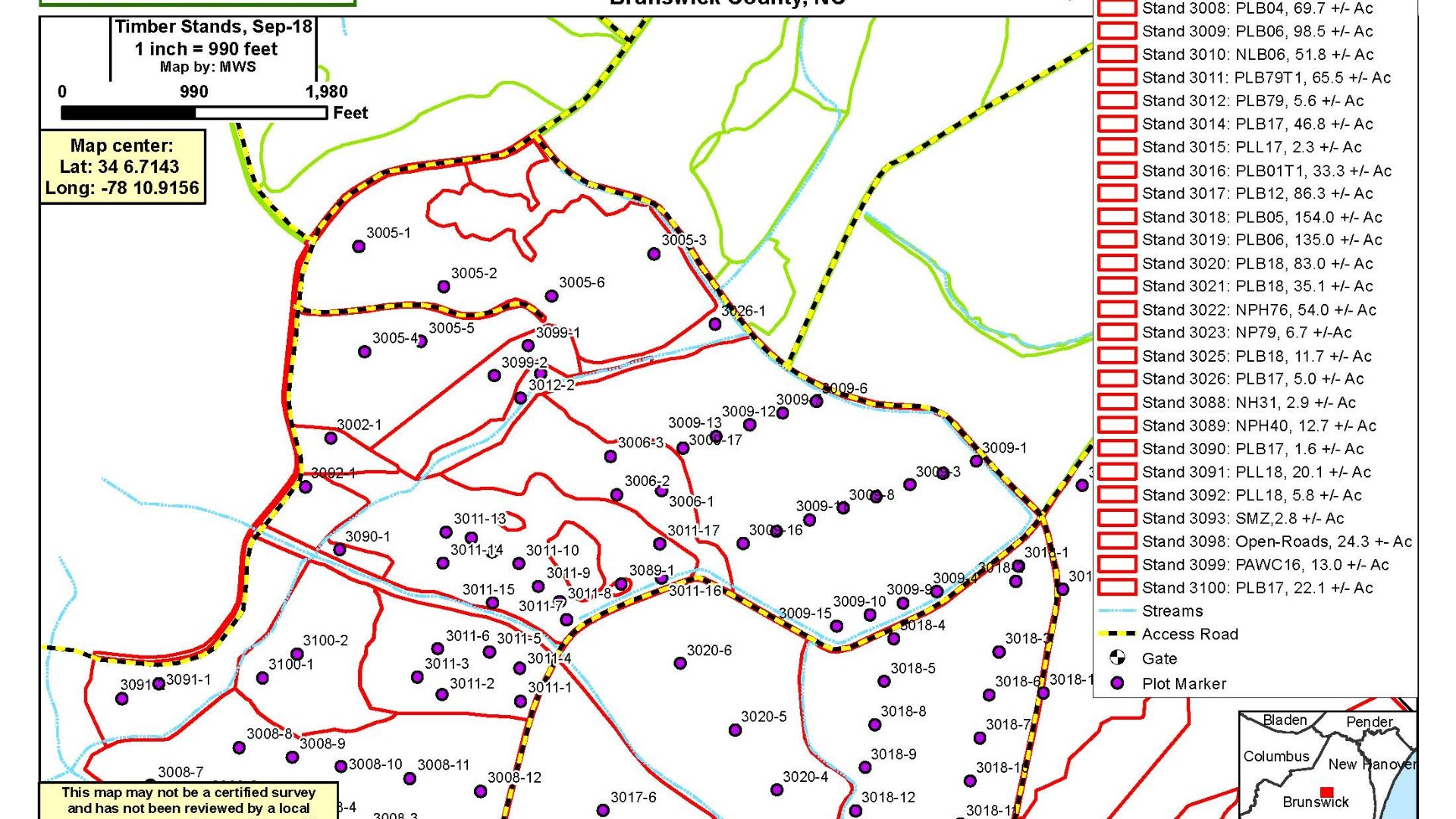 Alt text: “Map showing ingress and egress easement on California land parcel.”